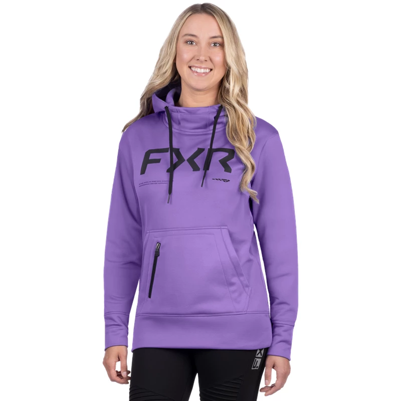 W HYDROGEN TECH PO HOODIE 26 AMETHYST/BLACK 3XL