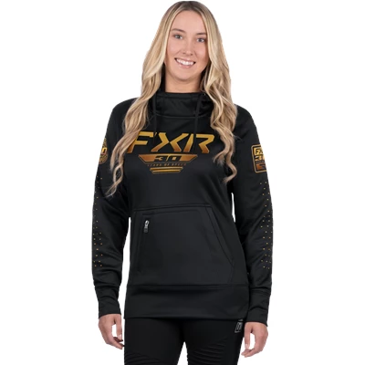 W 30 YEARS OF SPEED TECH PO HOODIE 26 BLACK/KASH XS