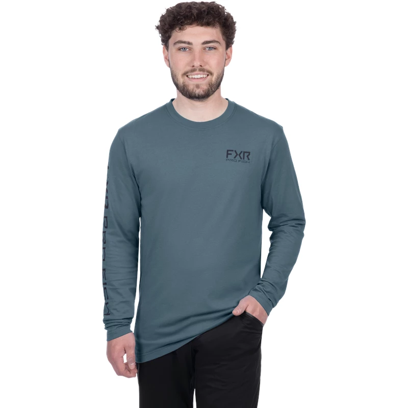 M PRO FISH PREMIUM LONGSLEEVE 26 STEEL/BLACK S