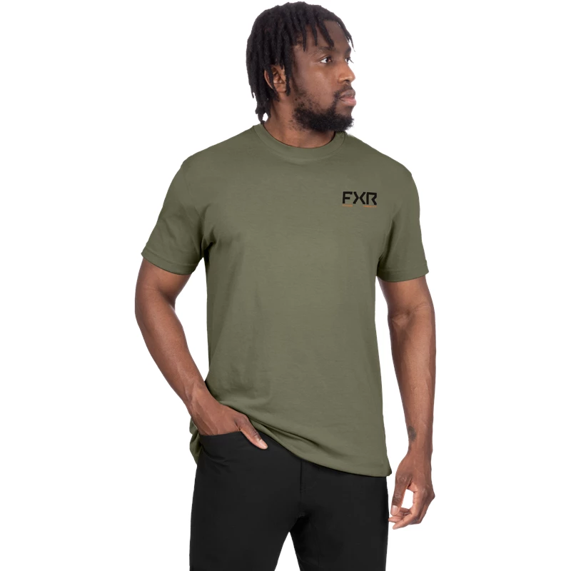 M ANTLER PREMIUM T-SHIRT 26 MOSS/BLACK 3XL