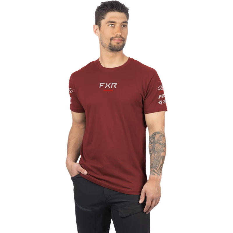 M STACK PREMIUM T-SHIRT 26 OXBLOOD/RED XL