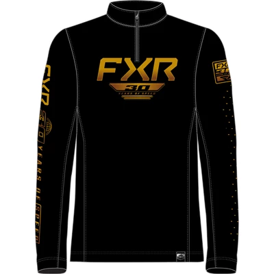 M 30 YEARS OF SPEED UPF 1/4 ZIP LONGSLEEVE 26 BLACK/KASH M