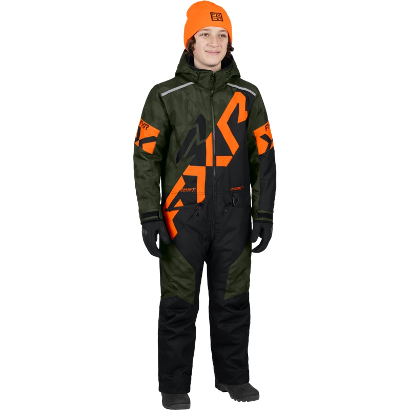 YTH COLD CROSS CX Haalari 26 ARMY CAMO/ORANGE 12