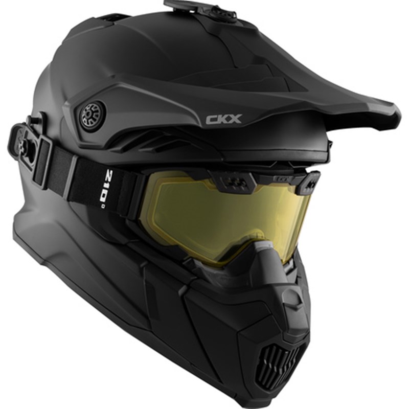 CKX Kypärä + Lasit TITAN Airflow Mattamusta XS
