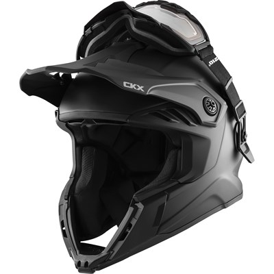 CKX Kypärä + Lasit Sähkölinssillä TITAN Airflow Mattamusta 3XL