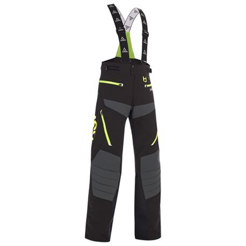 AMOQ Caliber Housut, Musta/Harmaa/Hivis