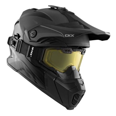 CKX Kypärä + Lasit TITAN Airflow Carbon Matta 3XL