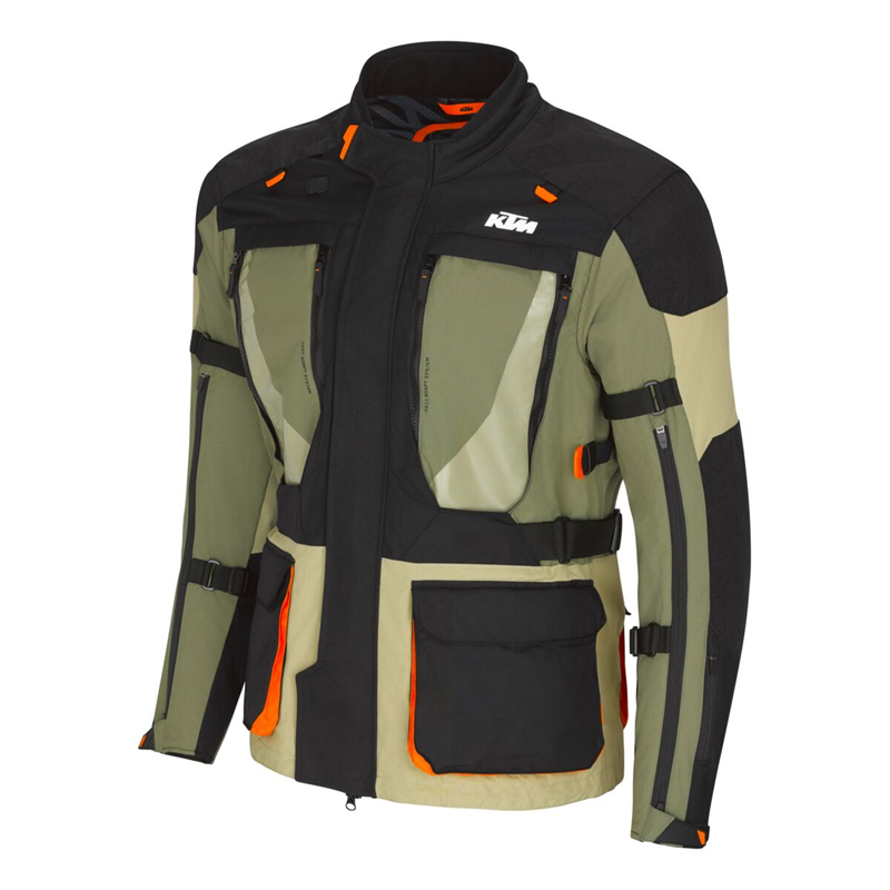 TERRA ADVENTURE V3 JACKET BLK/GREEN XS