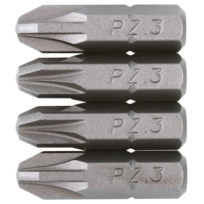 Ruuvauskärki 4KPL 25mm PZ3 P