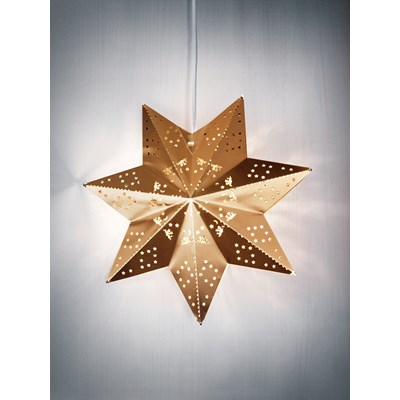 LEENA METALLITÄHTI MESSINKI 30CM