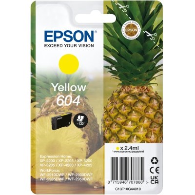 Epson Pineapple singlepack Yellow 604 INK