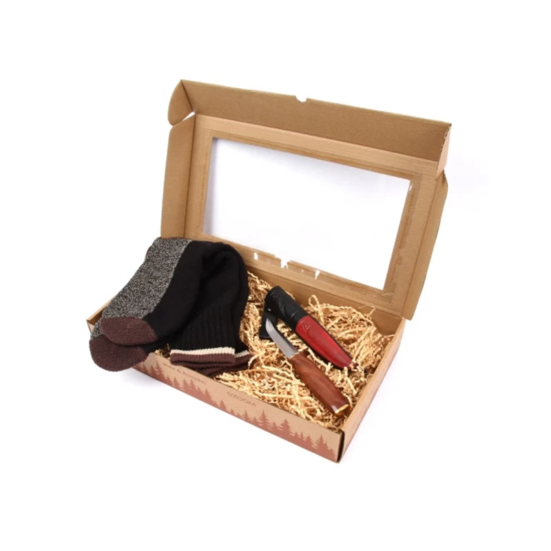 W+S lahjasetti metsästäjän puukko + saapassukat 39-42