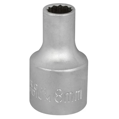 Hylsy 1/2"- 8mm 12-Kulma Matta