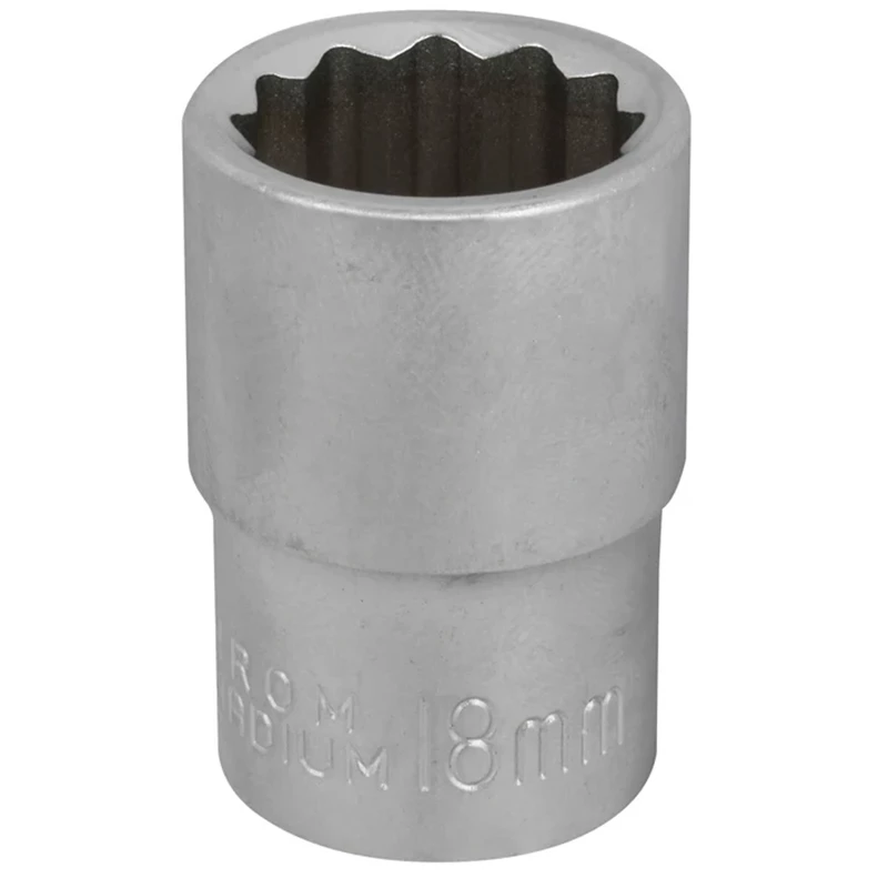 Hylsy 1/2"- 18mm 12-Kulma Matta