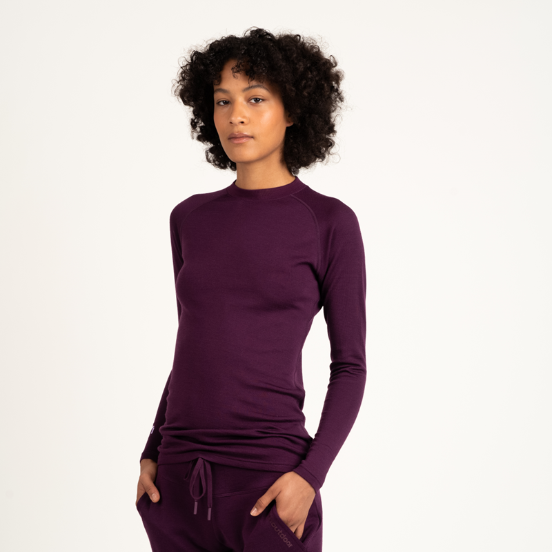 North Outdoor Sensitive 225 naisten aluskerrasto merinopaita