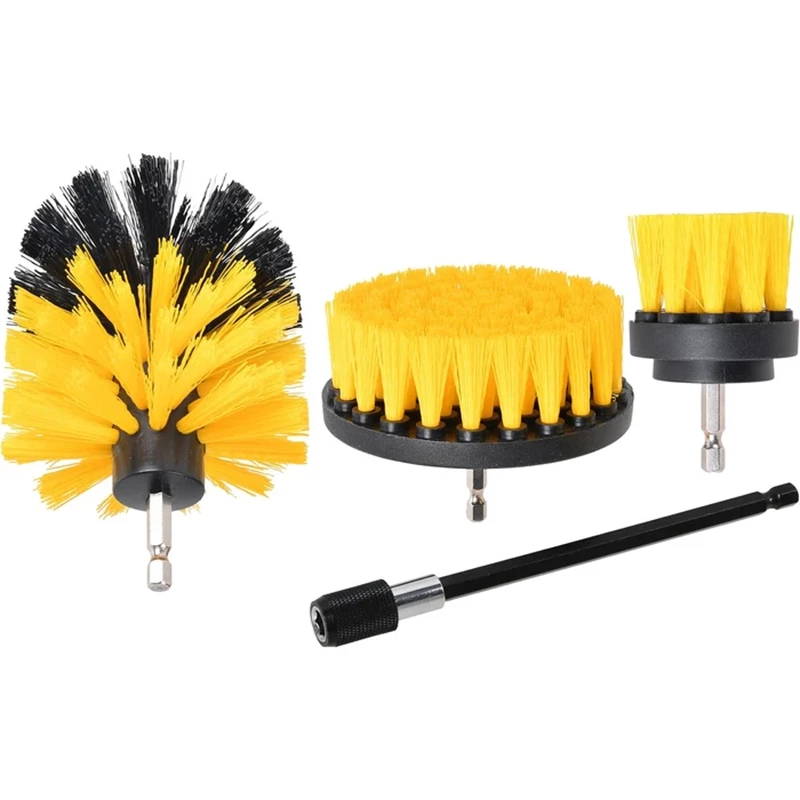 Harjasarja porakoneeseen 1/4' hex 4-osainen karkea