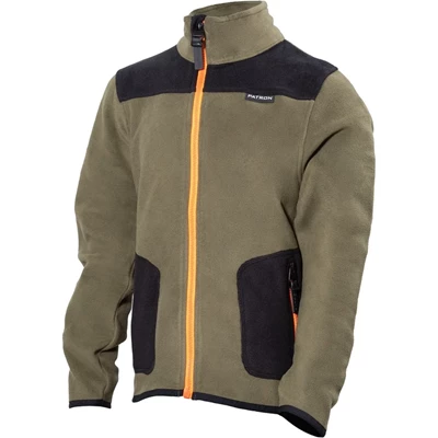 LASTEN FLEECETAKKI 150CM LYNX  ARMY/MUSTA