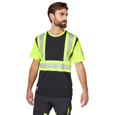 T-PAITA 2XL ICU FL.KELT/MUSTA LK1 EN20471