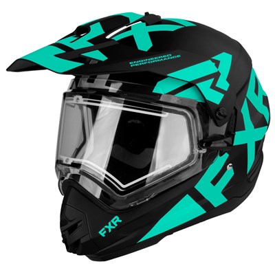 Torque X Team Hlmt w/ E Shield & Sun Shade Blk/Mint XS