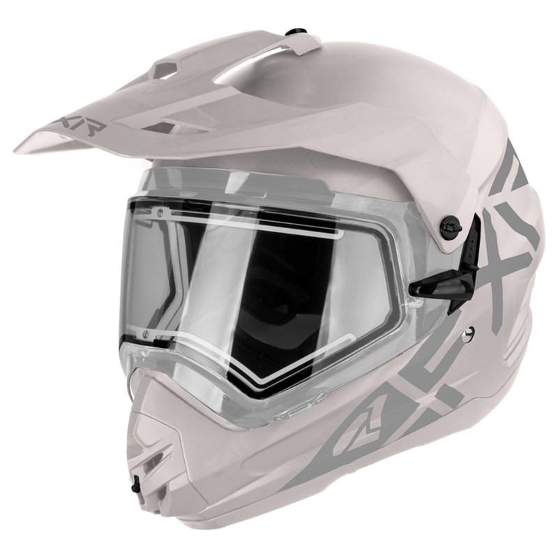 Torque X Prime Hlmt w/ E Shield & Sun Shade White S