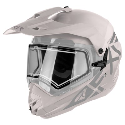 Torque X Prime Hlmt w/ E Shield & Sun Shade White S