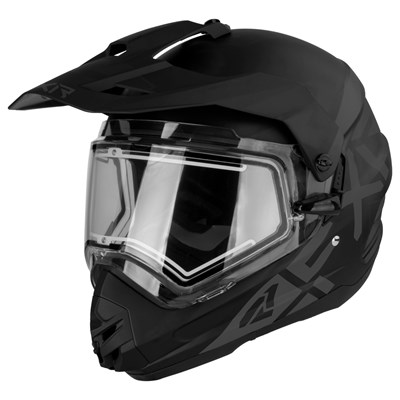Torque X Prime Hlmt w/ E Shield & Sun Shade XS Black