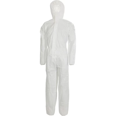 Kertakäyttöhaalari hupulla, M