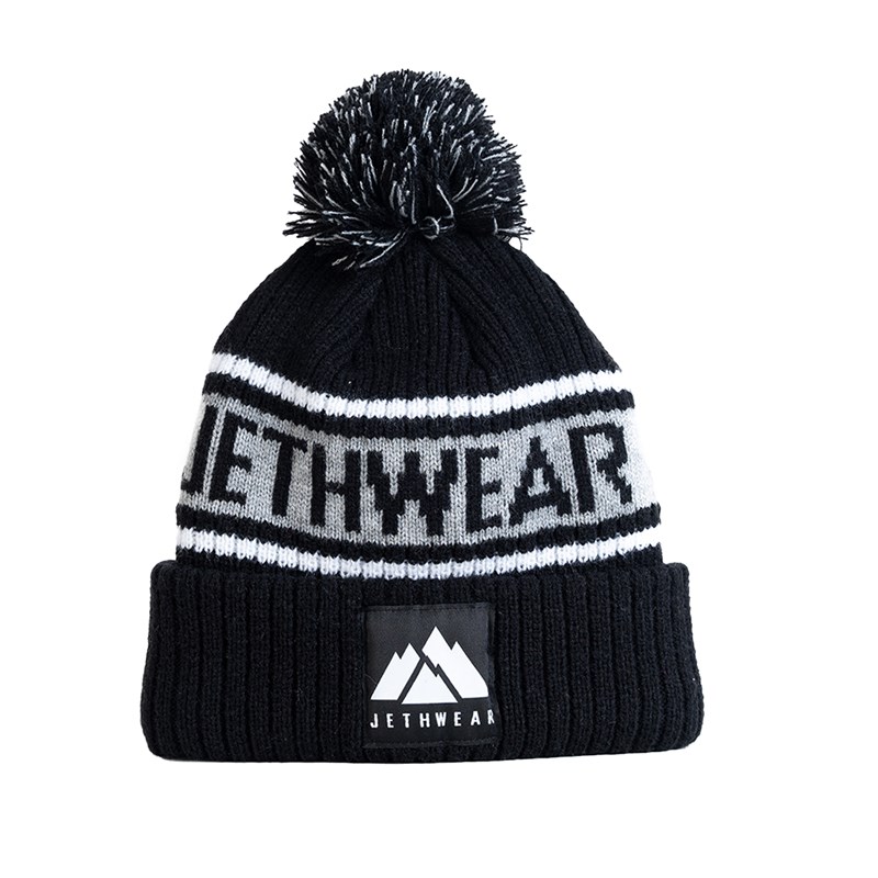 Jethwear PomPom -pipo- Musta/Harmaa