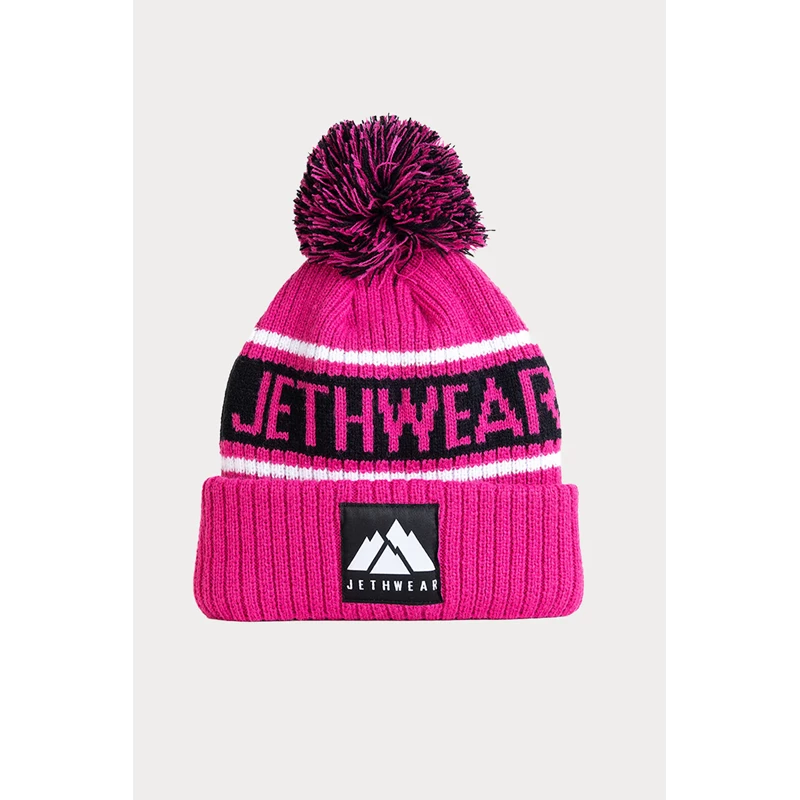 Jethwear PomPom -pipo Pinkki/Musta