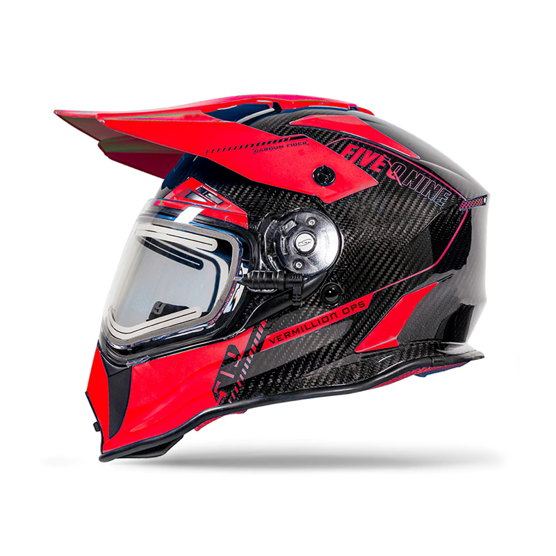 Delta R3L Carbon Fiber Ignite Helmet (ECE) - Vermillion Ops - MD