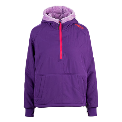 Aurora Quilted hoodie LG Purple