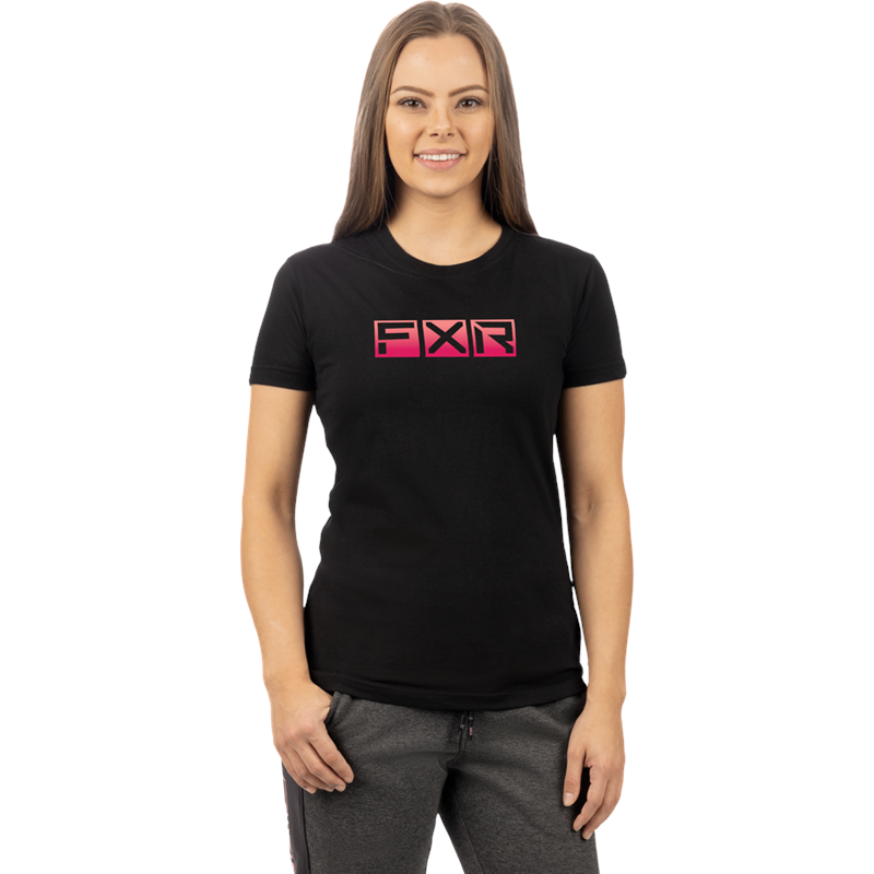 W Podium Premium T-Shirt Black/Muted Melon S