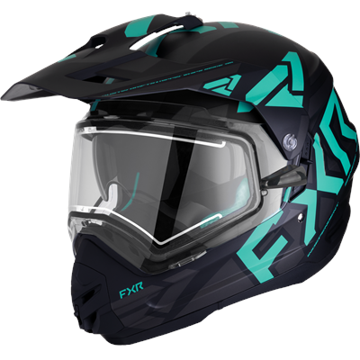 Torque X Team Hlmt w/ E Shield & Sun Shade S Black/Mint