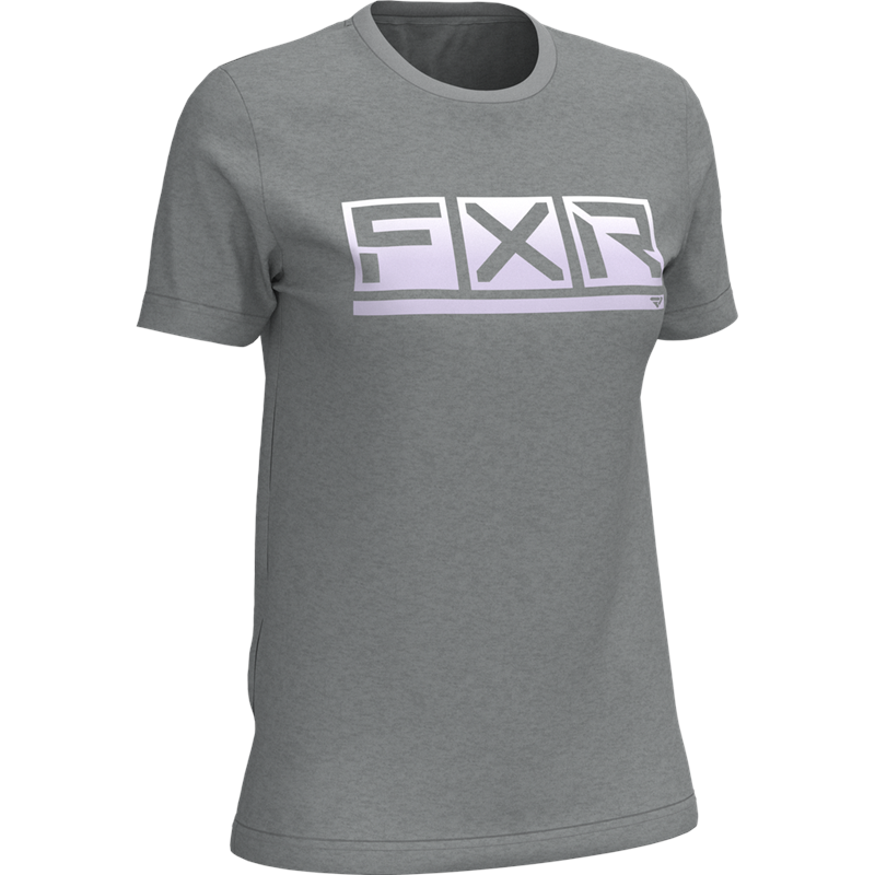 W Podium Premium T-Shirt Grey Heather/Lavender Fade XS