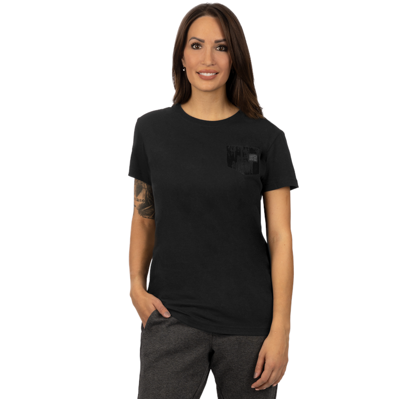 W Work Pocket Premium Boyfriend T-Shirt Black M