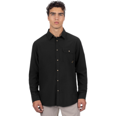 M Breeze Performance UPF L/S Shirt S Black