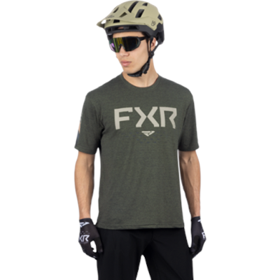 M Helium Tech SS Jersey XL Army Heather/Stone