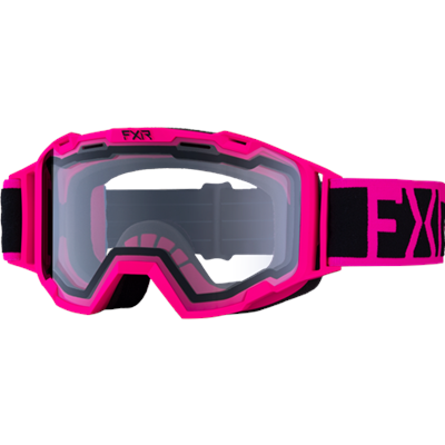 Yth Maverick Clear Goggle OS E Pink