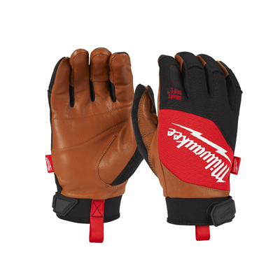 KÄSINEET HYBRID NAHKA - M/8