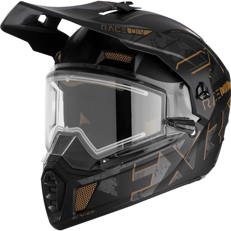 Clutch X Evo Helmet w/ E Shield M Stealth Canvas
