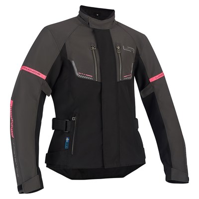 Lindstrands Tekstiilitakki Lomsen Woman Harmaa/Musta 42