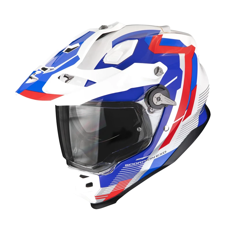 SCORPION Kypärä ADF-9000 AIR PATROL White-Blue-Red M