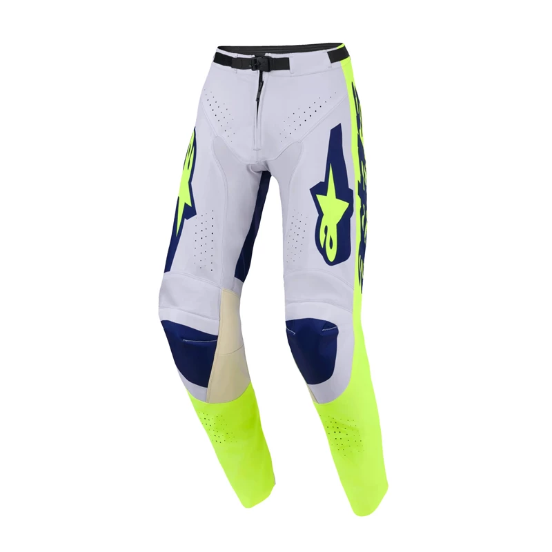 Alpinestars Housut Racer Air Riway Harmaa/Fluo Keltainen/Sininen 28