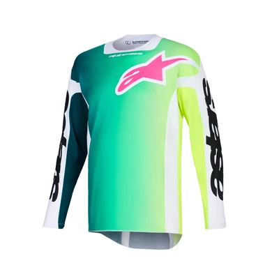 Alpinestars Paita Racer Portl Vihreä/Valkoinen/Musta XL