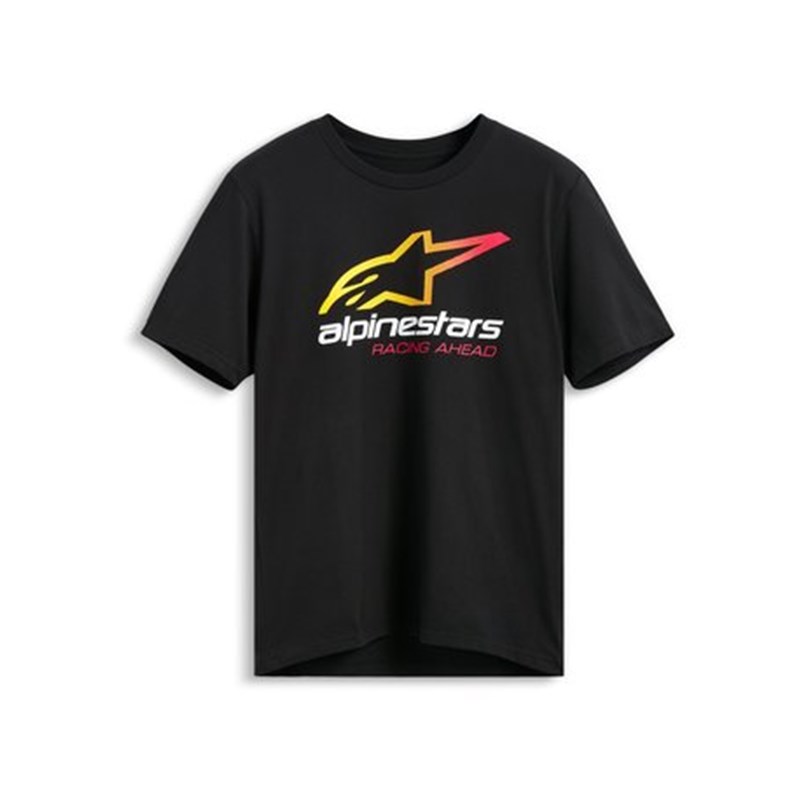 Alpinestars T-Shirt Aligned SS CSF Black XXL