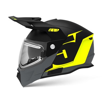 Delta R4 Ignite Helmet - Lime Green Gray - XS