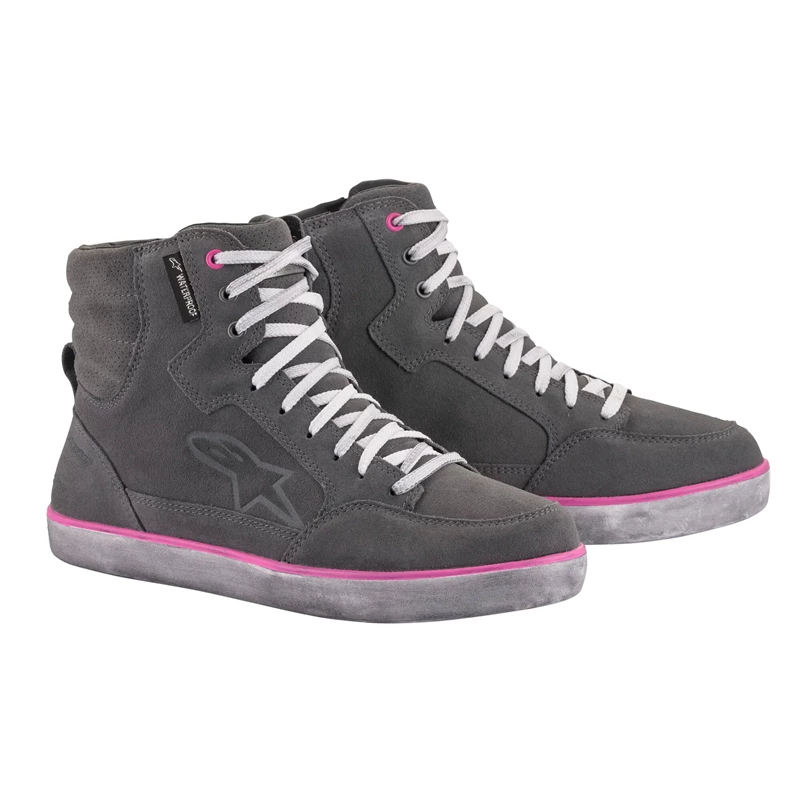Alpinestars Ajokenkä Lady J-6 vedenpitävä harmaa/violetti 38 (6,5)