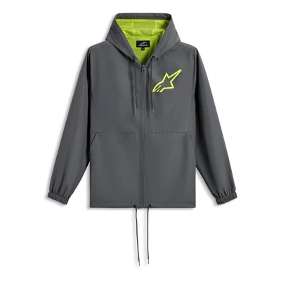 Alpinestars Jacket Speeder Chromium Windbreaker Charcoal Fluo Yellow L