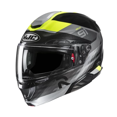HJC Kypärä RPHA 91 Madal Musta/Fluo Keltainen MC3H XL