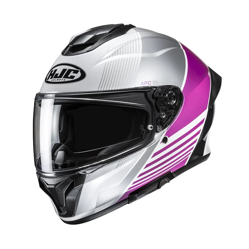 HJC Kypärä C71 Morix Valkoinen/Pinkki MC8 S